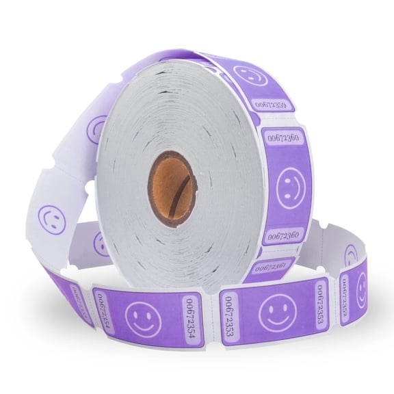 L LIKED Smile Raffle Tickets Roll Each Tickets 1''x2'', for Events, Entry, Class Reward, Fundraiser & Prizes,1000 Tickets/Single Roll