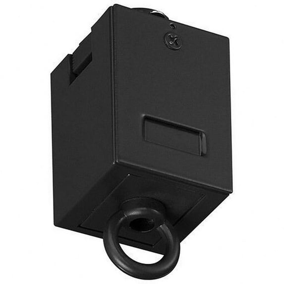 L-LOOP-BK-WAC Lighting-Accessory-Single Circuit Suspension Loop-1.38 Inches Wide by 3 Inches High-Black Finish