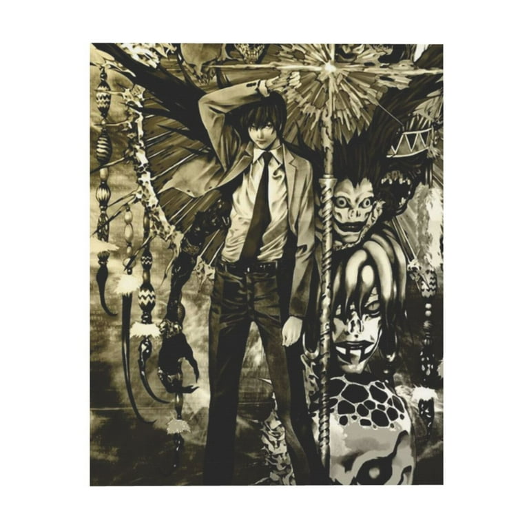 L Lawliet Death Note Canvas Decorative Poster Gift Art Picture