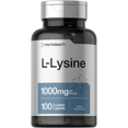 LLysine 1000Mg 100 Coated Caplets Free Form Dietary Supplement