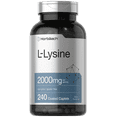 thumbnail image 1 of L-Lysine | 2000mg | 240 Caplets | Vegetarian, Non-GMO, and Gluten Free Supplement | by Horbäach, 1 of 8