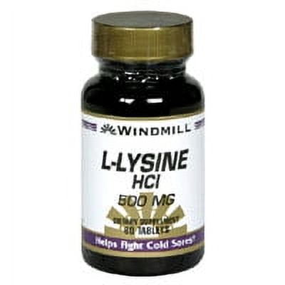 L-Lysine 500 Mg Tablets By Windmill - 120 Ea, 6 Pack
