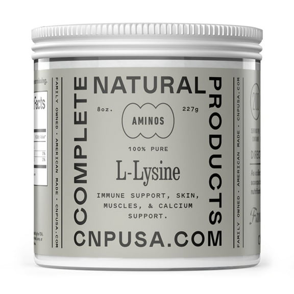 L-Lysine Bulk Powder Supplement - Bulk L-Lysine 8oz ( 227g ) 140 Servings for Stress, Calcium Absorption, & Gut Health