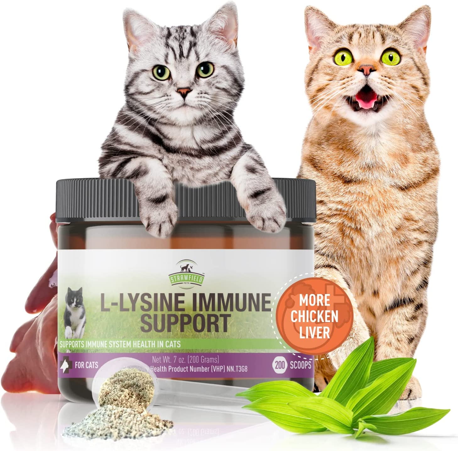 L Lysine for Cats Supplement Powder Granules for Cat Cold