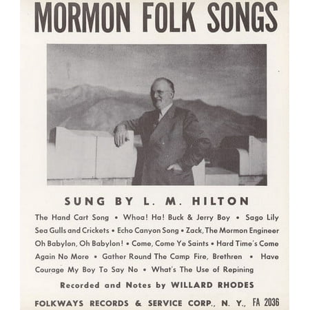 L.M. Hilton - Mormon Folk Songs - Music & Performance - CD