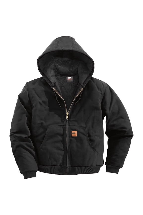 Mens Winter Thermal Duck Jacket Coat For Men Sandstone Jacket Canvas Quilted Waterproof