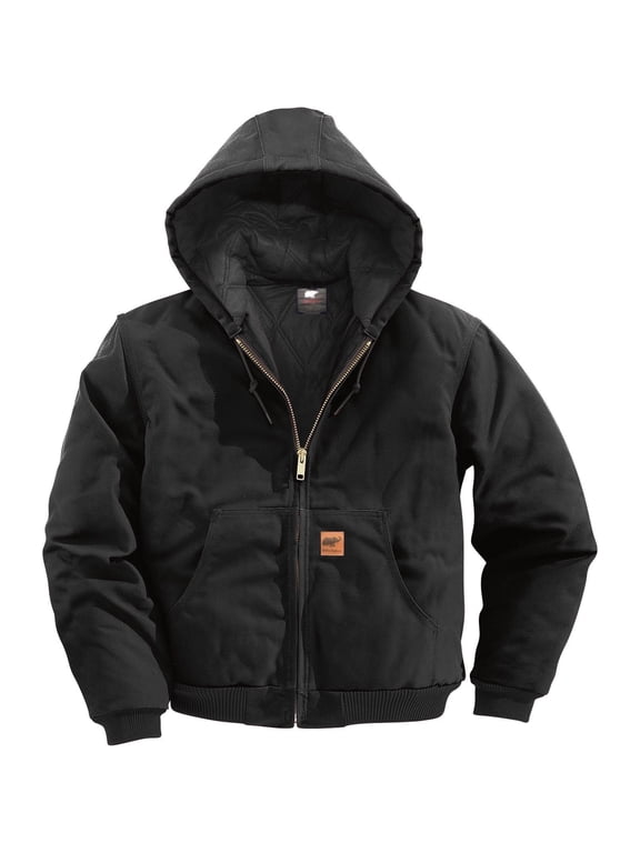 Mens Winter Thermal Duck Jacket Coat For Men Sandstone Jacket Canvas Quilted Waterproof