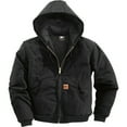 thumbnail image 1 of L&M Mens Winter Thermal Duck Jacket Coat Sandstone Jacket Canvas Quilted Waterproof, 1 of 1