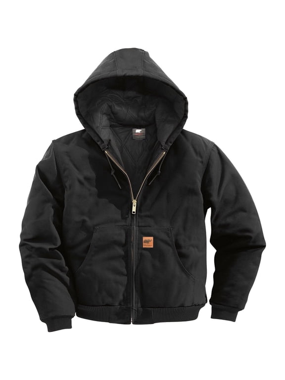 Mens Winter Thermal Duck Jacket Coat Sandstone Jacket Canvas Quilted Waterproof