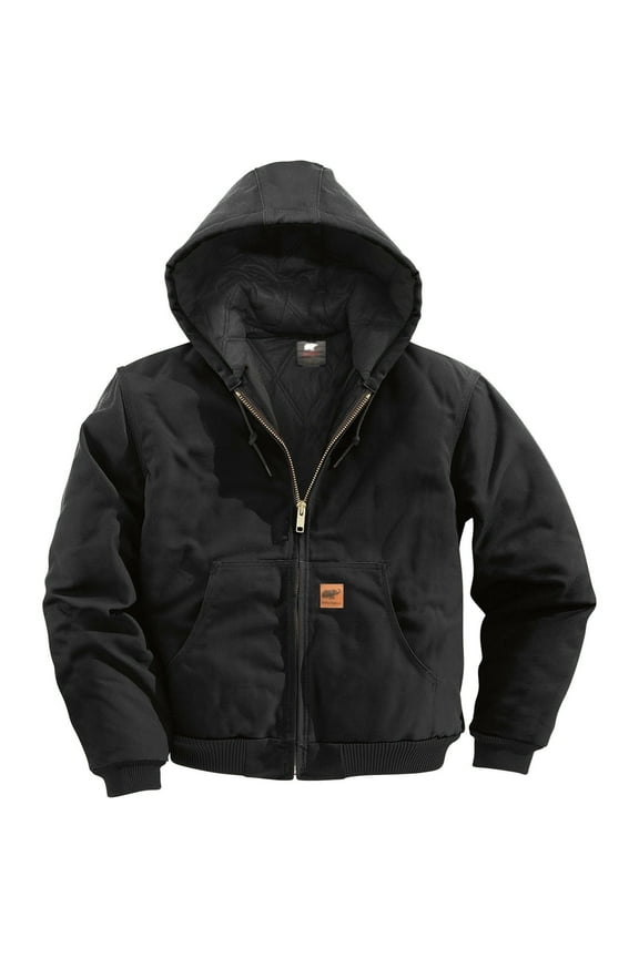 Mens Winter Thermal Duck Jacket Coat Sandstone Jacket Canvas Quilted Waterproof