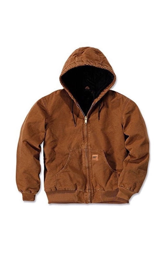 Mens Winter Thermal Duck Jacket Coat Sandstone Jacket Canvas Quilted Waterproof