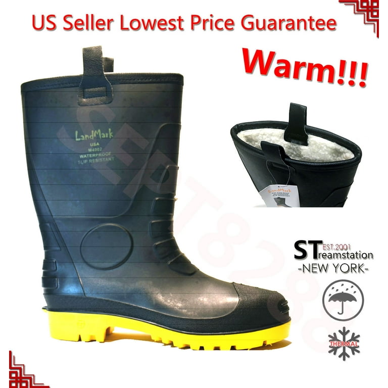 Rain boots mens deals walmart