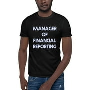 L Manager Of Financial Reporting Retro Style Short Sleeve Cotton T-Shirt By Undefined Gifts