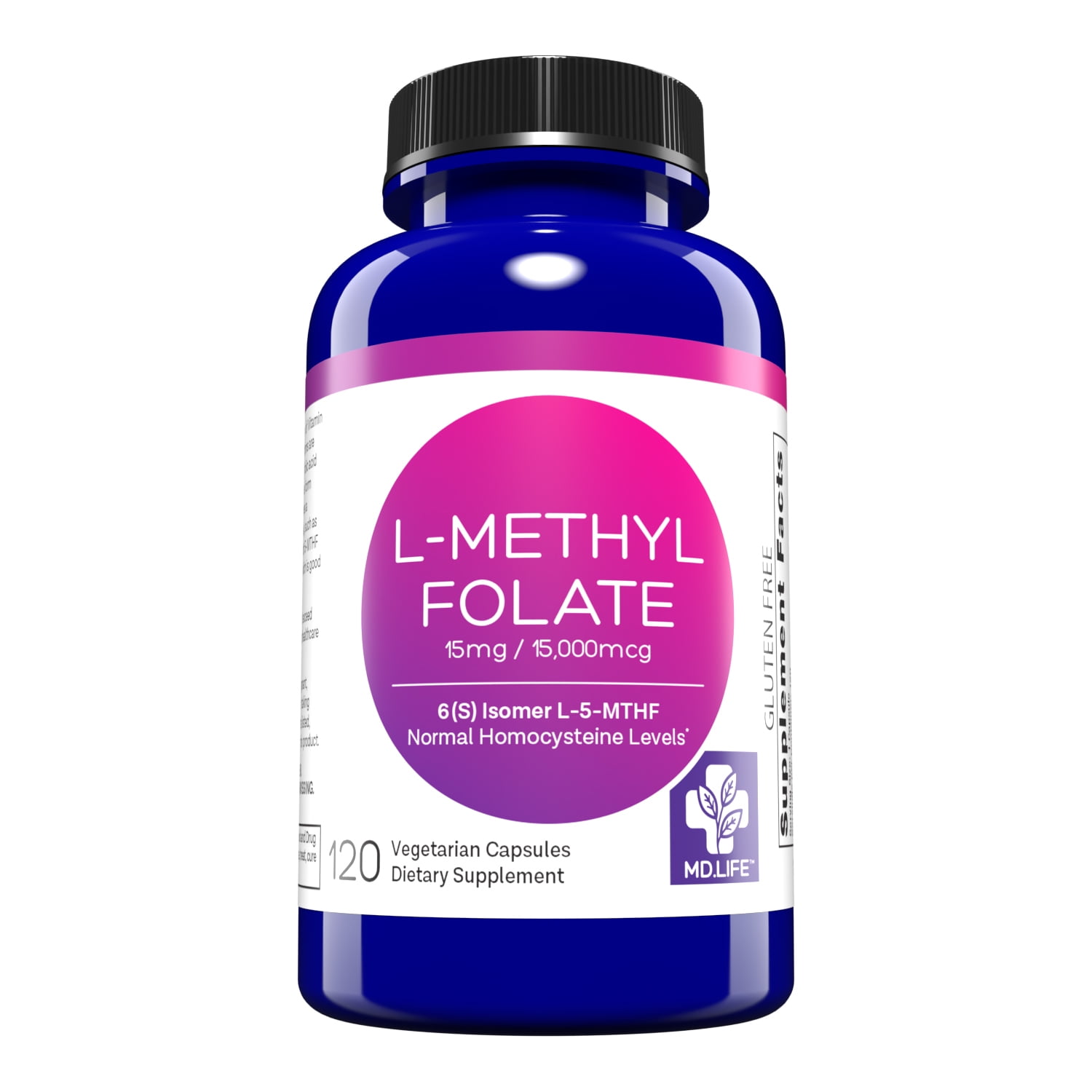 L-Methylfolate - 15mg - 120ct - Walmart.com