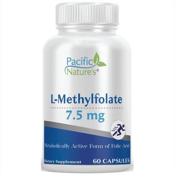 L-Methylfolate 7.5 mg by Pacific Natures 60 Ct