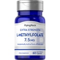 thumbnail image 1 of L Methylfolate 7.5mg | 60 Capsules | Active Folic Acid for Men and Women | by Piping Rock, 1 of 7