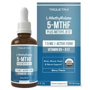 Triquetra Health L-Methylfolate 7.5mg Plus Methyl-B12