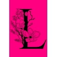 thumbnail image 1 of L: Monogram Initial Letter Notebook: Customized Monogrammed Gift Journal, (Paperback), 1 of 1