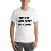 L Nephew - Make Every Day Count Fun Style Short Sleeve Cotton T-Shirt By Undefined Gifts