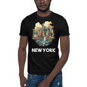 L New York City Short Sleeve Cotton T-Shirt By Undefined Gifts