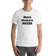 L North Mankato Soccer Short Sleeve Cotton T-Shirt By Undefined Gifts