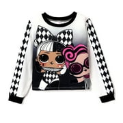 L.O.L. Surprise! Girls Ugly Sweatshirt Graphic Pullover Crewneck Long Sleeves Top Sizes 6-7 Years