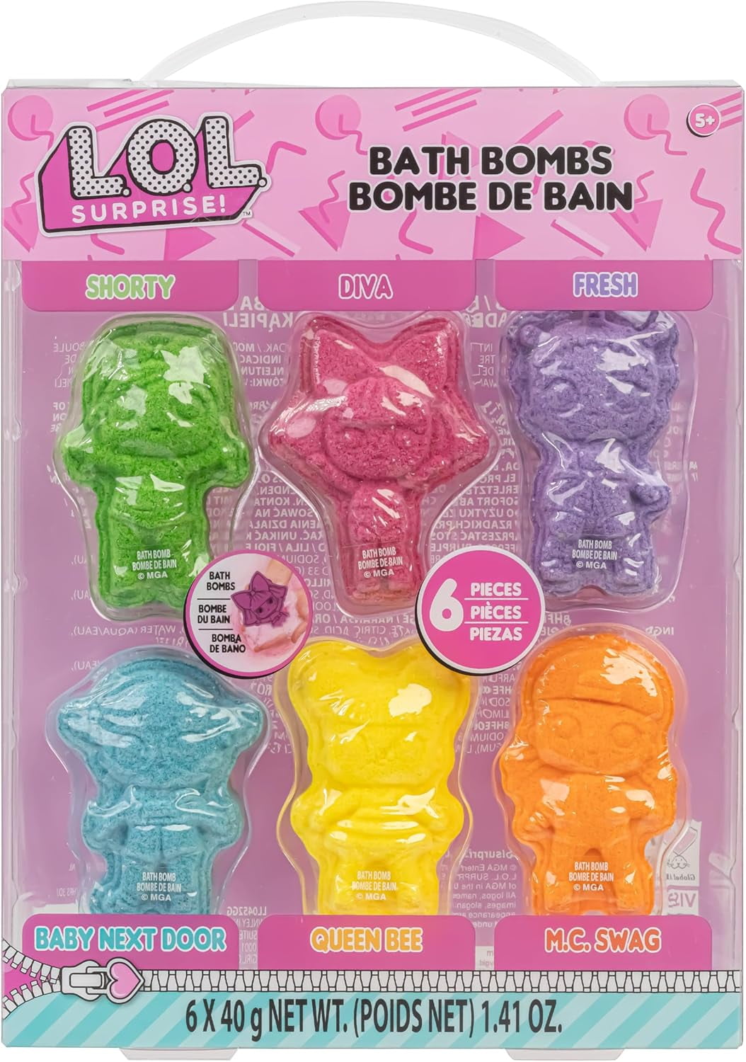 L.O.L. Surprise! Bubblegum Scented Bath Bombs for 