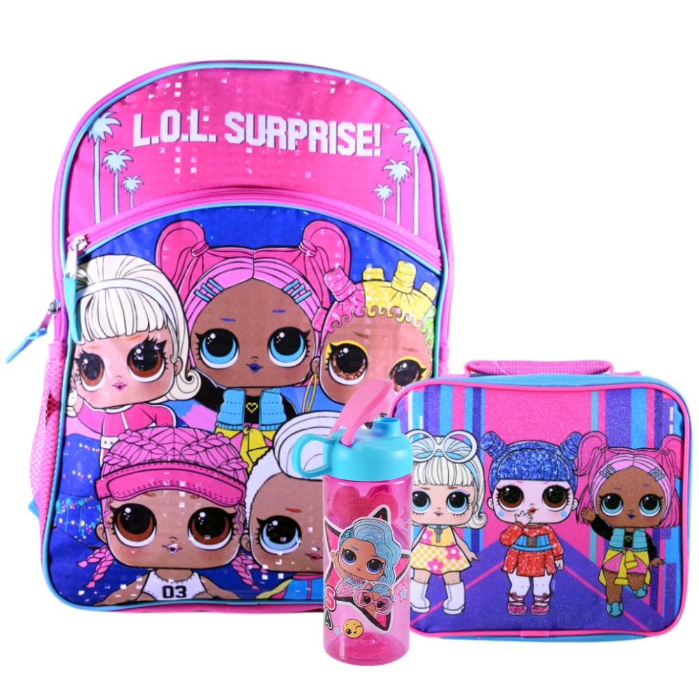 L.O.L. Surprise 16 Large School Backpack Bundle Kuwait Ubuy
