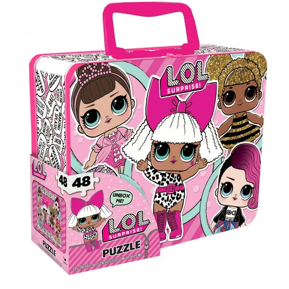 L.O.L. Surprise! 48-Piece Puzzle in Tin with Handle