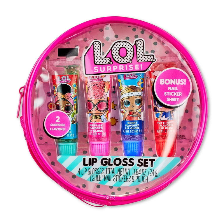 L.O.L. Surprise 6 Piece Lip Gloss Set 3.17 oz