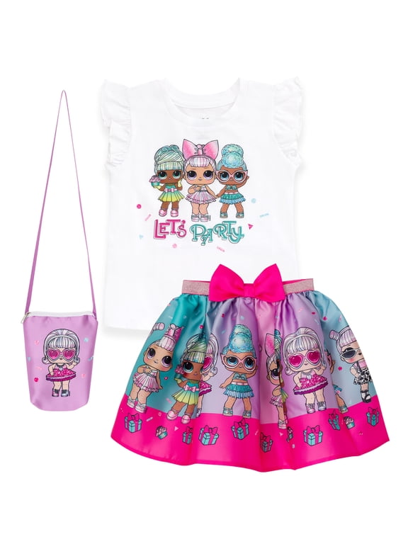 Activewear 3-Piece Outfit Set (Little Gir'ls) Size 7-8