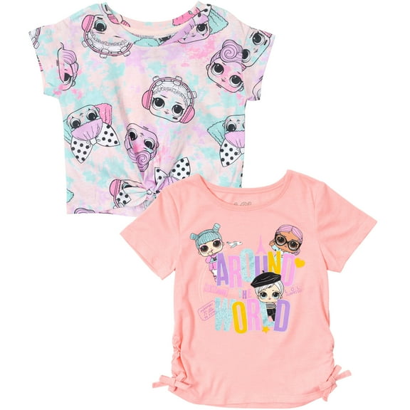 L.O.L. Surprise! Beats Big Girls 2 Pack T-Shirts Little Kid to Big Kid
