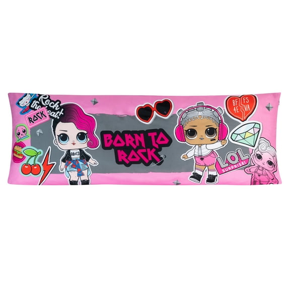 L.O.L. Surprise! Body Pillow Cover with Zipper, 20 x54