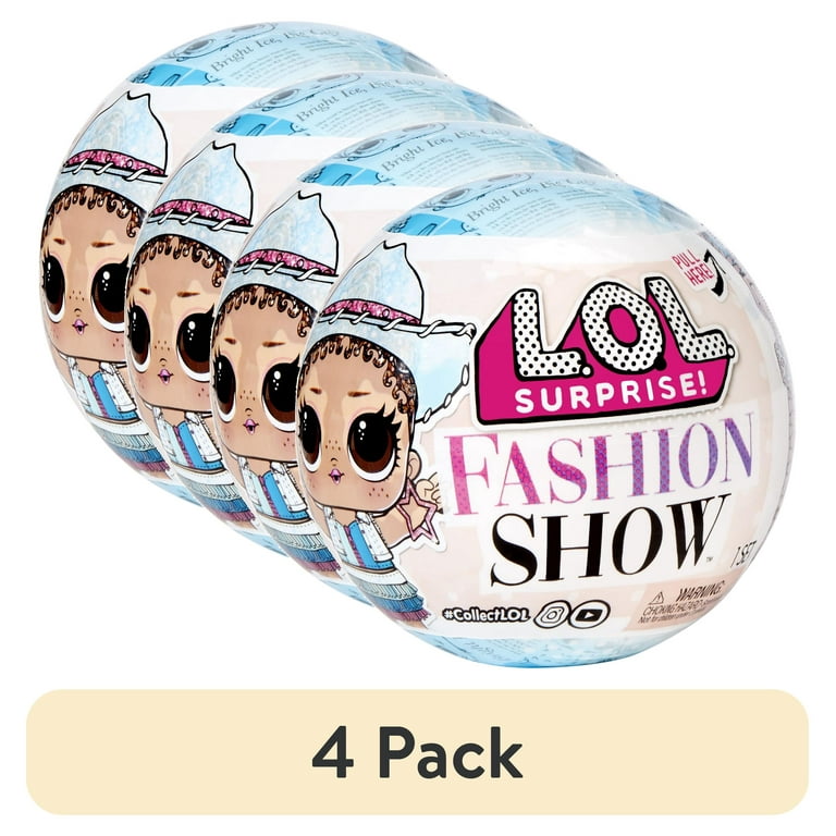 LOL Surprise! Fashion Show Dolls in Paper Ball with 8 Surprises-  Collectible Doll Including Stylish Accessories, Holiday Toy, Great Gift for  Kids