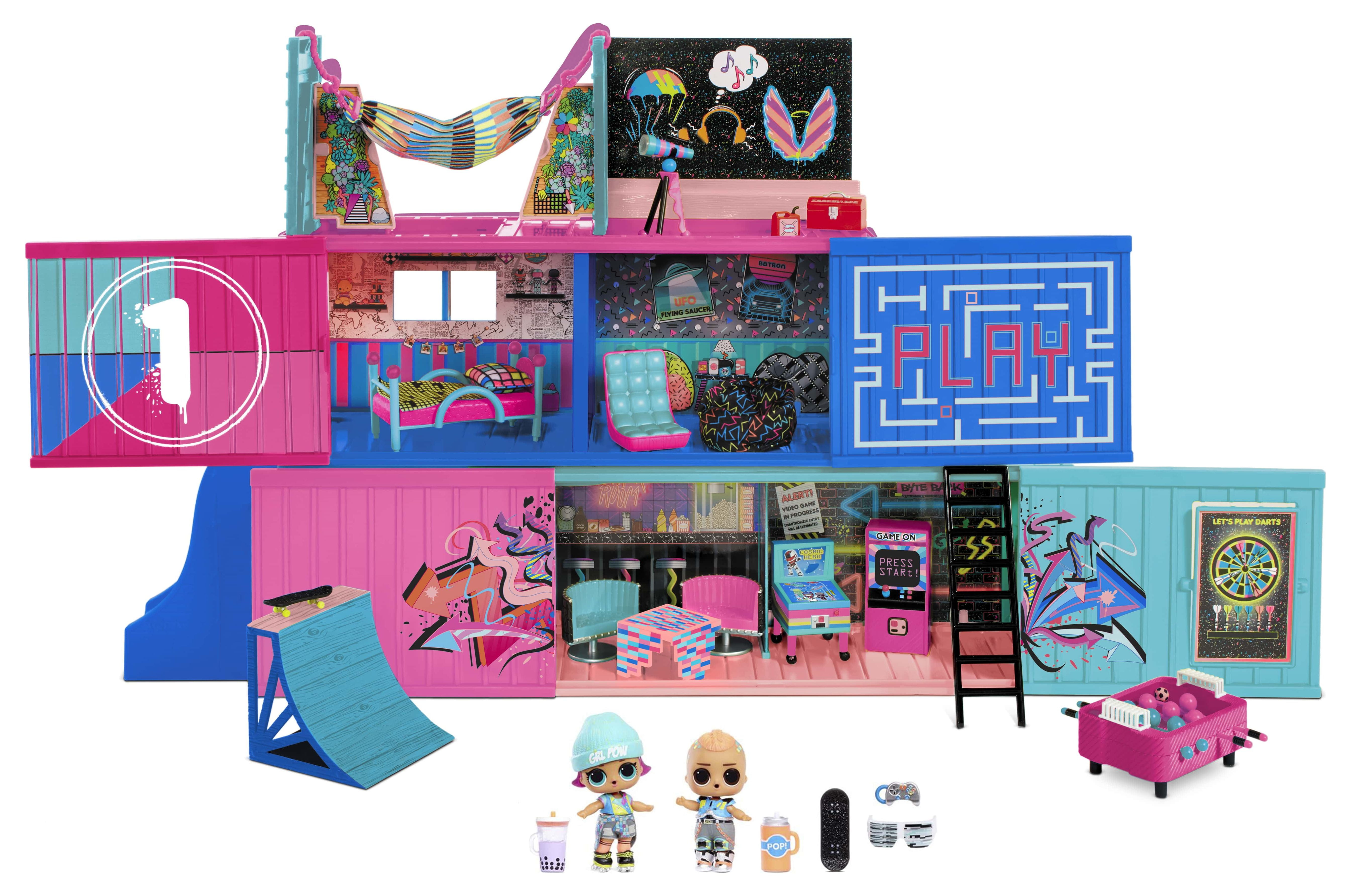 L.O.L. Surprise Fashion Show House Playset with 40+ Surprises, Including 2  Exclusive Dolls – Great Gift for Kids Ages 4+ 