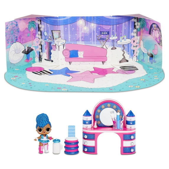 L.O.L. Surprise! Furniture Backstage with Independent Queen & 10+ Surprises