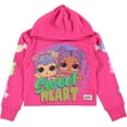 thumbnail image 1 of L.O.L. Surprise! Girls Allover Print Hoodie- Raw Edge Skimmer Hoodie Little to Big Girl sizes 4-20, 1 of 3