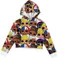 thumbnail image 1 of L.O.L. Surprise! Girls Allover Print Hoodie- Raw Edge Skimmer Hoodie Little to Big Girl sizes 4-20, 1 of 2