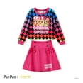 thumbnail image 1 of L.O.L.SURPRISE! Kid Girls Dresses Rainbow High School Spirit Long Sleeve Sweatshirt and Fall Party Skirt Outfit Sets Sizes 3-11, 1 of 10