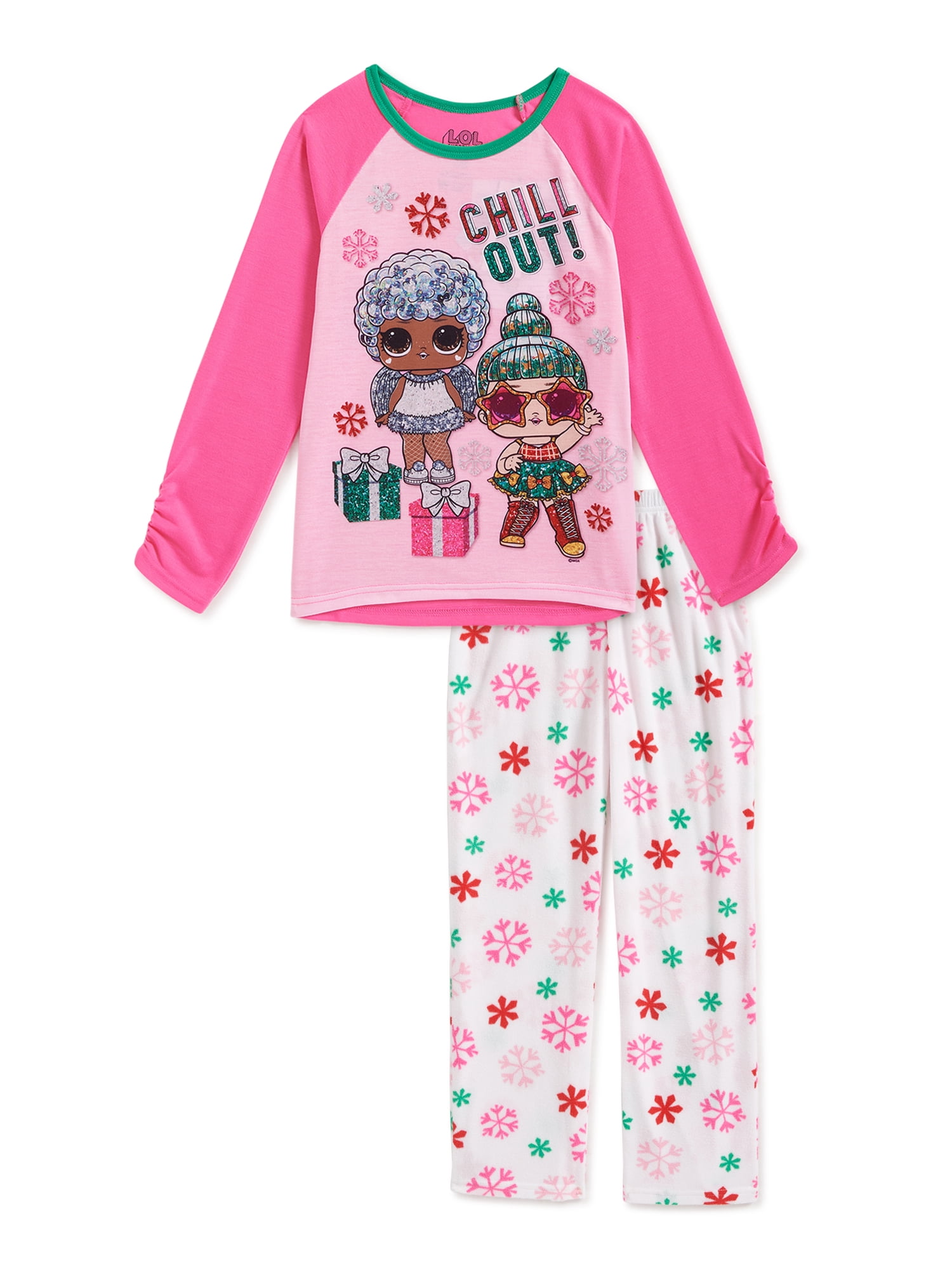 Pajama Set Pijamas Lol Surprise! Girls Exclusive Long Sleeve Top