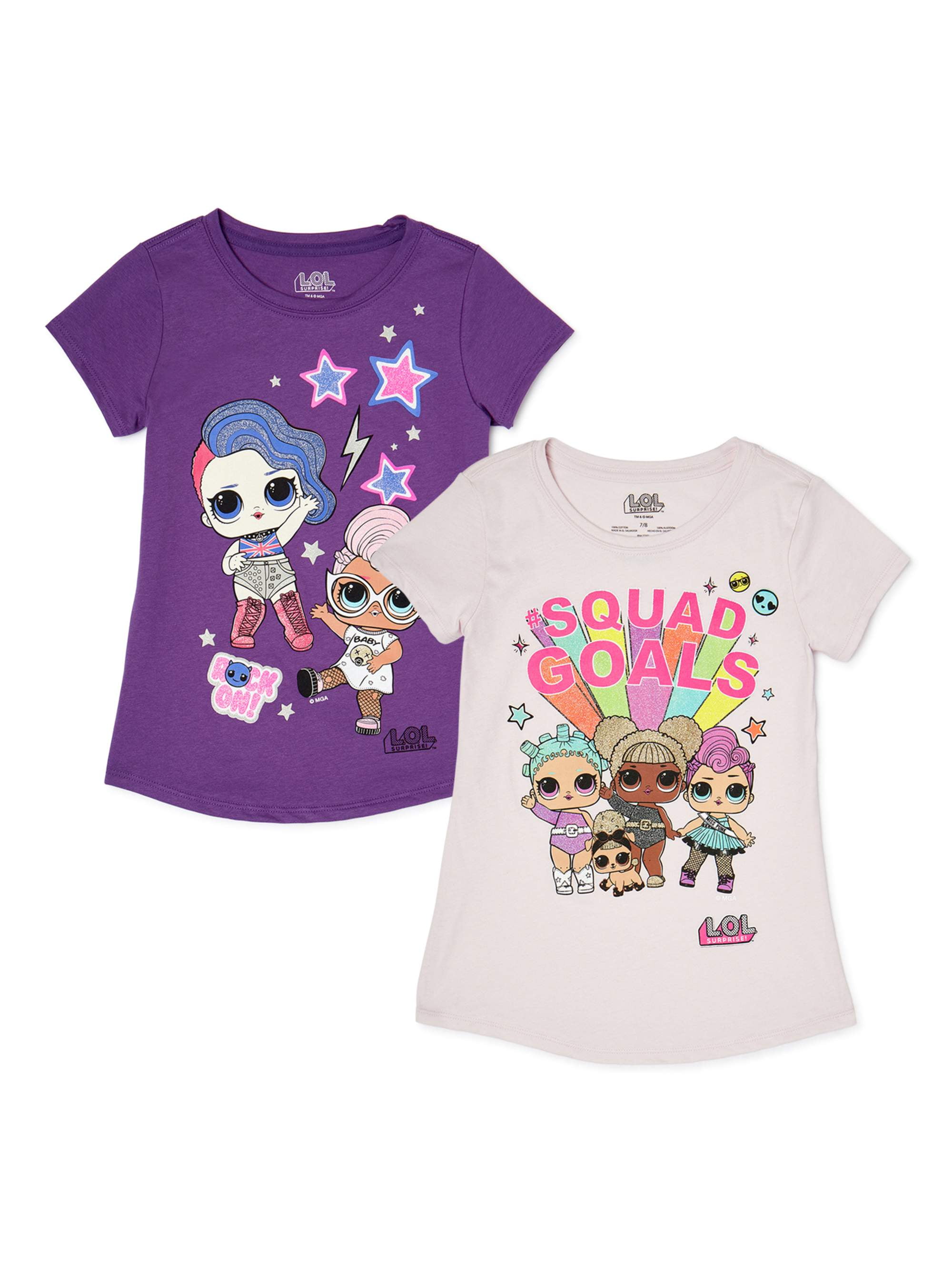 L.O.L. Surprise! Girls T-Shirt 4-Pack