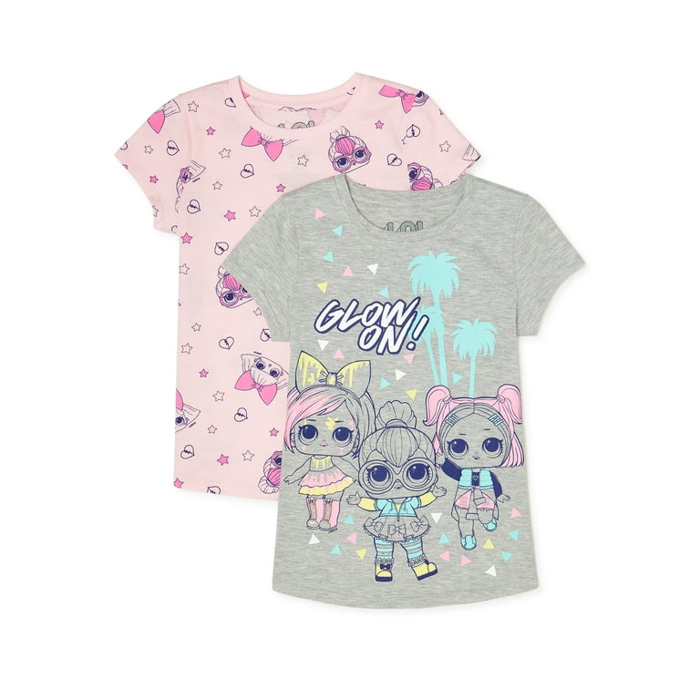 Surprise! Girls Graphic T-Shirts 2-Pack