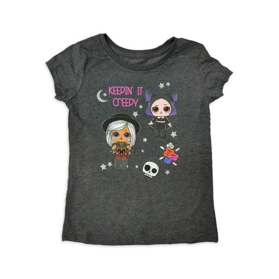 L.O.L. Surprise! Girls Halloween Graphic T-Shirt, Sizes 4-16