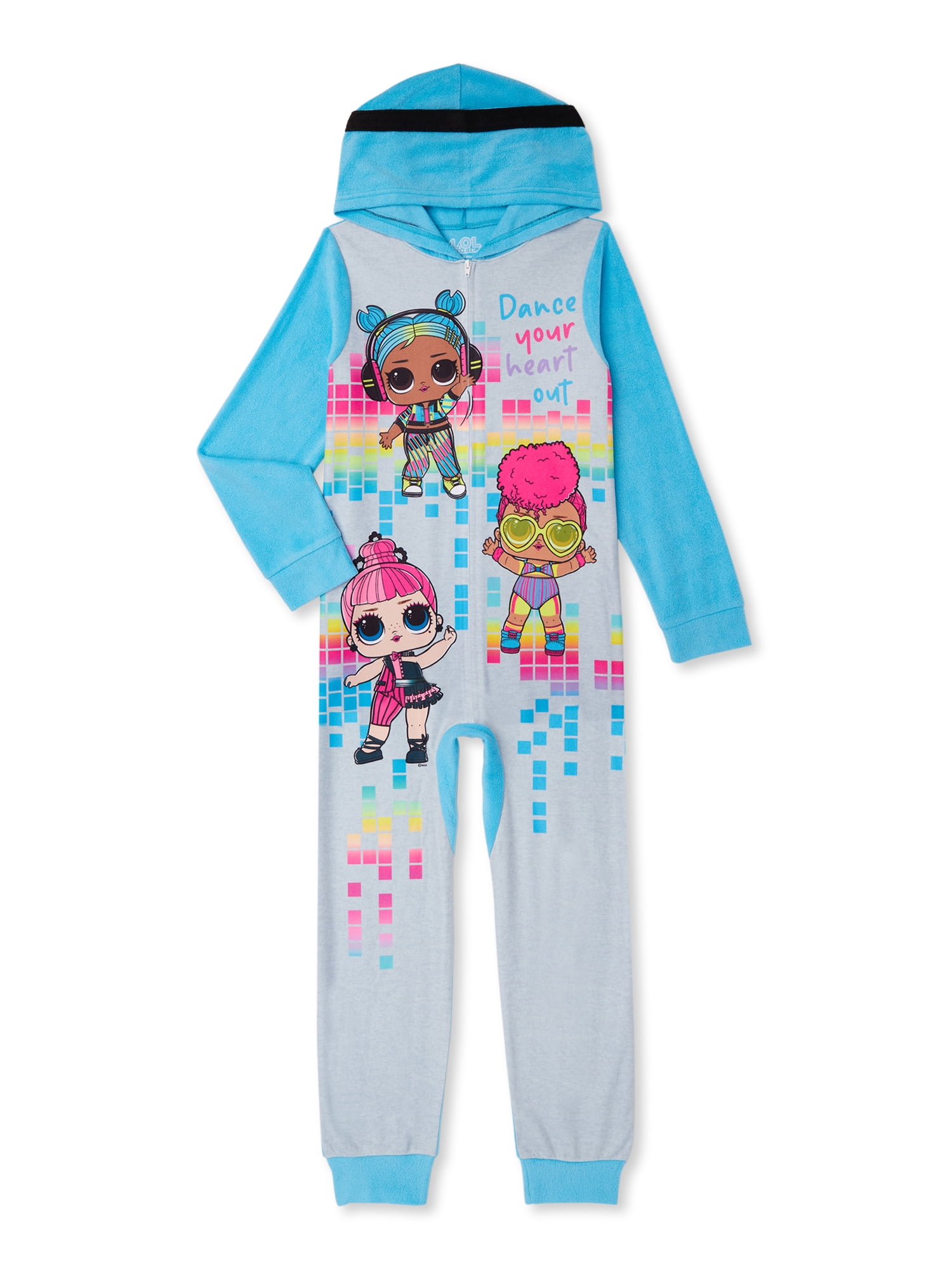 L.O.L. Surprise! Girls Hooded Blanket Sleeper, Sizes 4-12 - Walmart.com