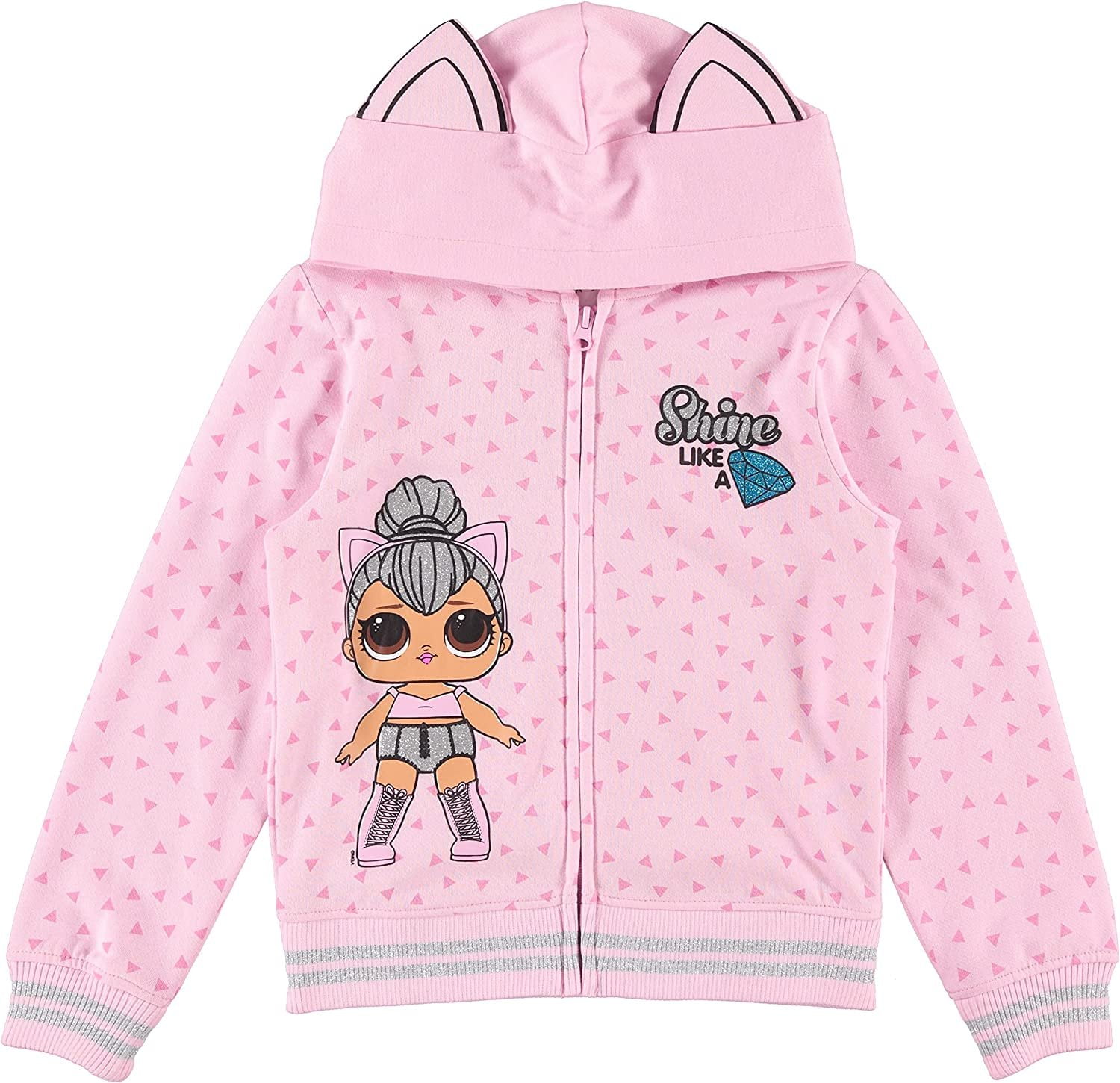 L.O.L. Surprise Girls Hoodie Kitty Queen Girls Cosplay Zip up