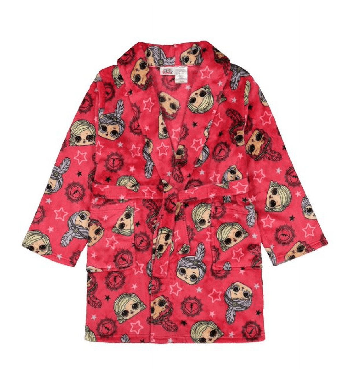 L.O.L. Surprise Brandclub L.O.L. Surprise Girls Luxe Plush Pajama Robe Sizes 4 12