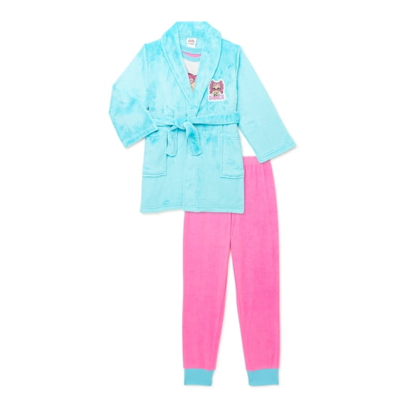 L.O.L. Surprise! Girls' Pajama and Robe Set, 3-Piece, Sizes 4-12