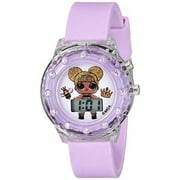L.O.L. Surprise! Girls' Quartz Watch with Plastic Strap, Purple, 16 (Model: LOL4044)