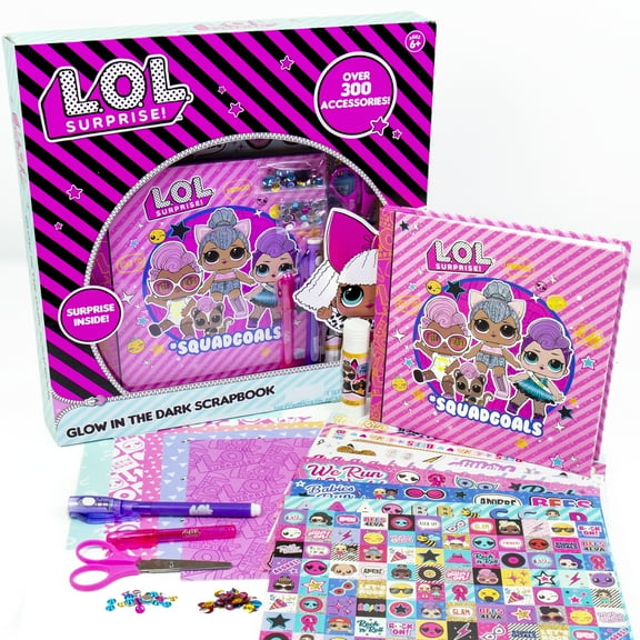 L.O.L. Surprise! Glow-in-The-Dark Scrapbook