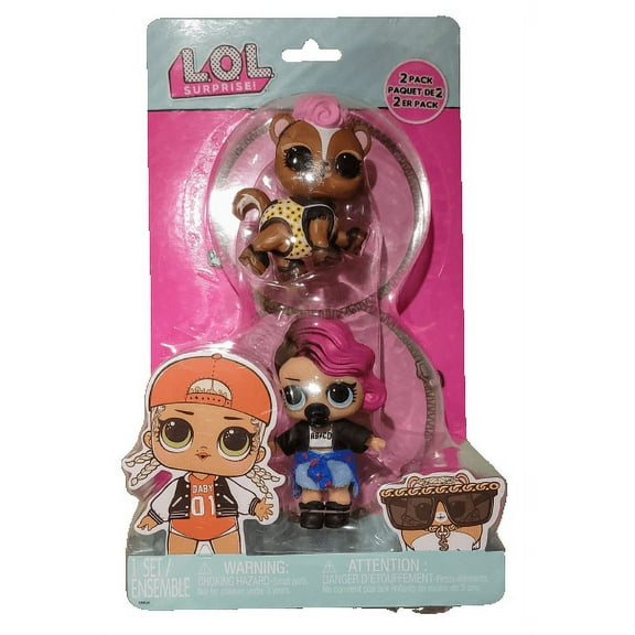L. O. L. Surprise Lil Sis and Pet - 2 Pack - Dolls Vary